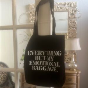 Black and White Tote Bag